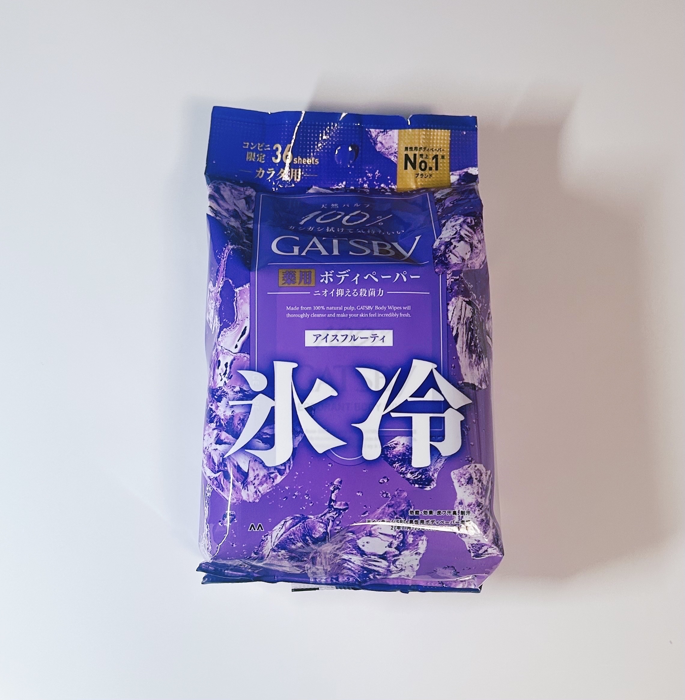 アイスデオドラントボディペーパー アイスフルーティ/ギャツビー/ボディシートを使ったクチコミ（1枚目）