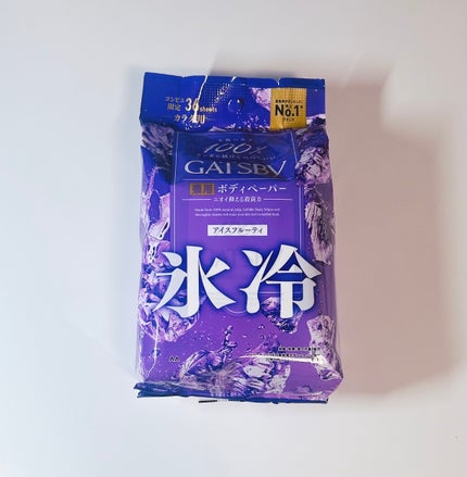 アイスデオドラントボディペーパー アイスフルーティ/ギャツビー/ボディシートを使ったクチコミ(1枚目)