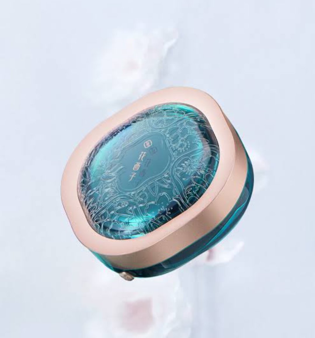 玉女桃花ルースパウダー 01 ナチュラルパール/花西子/ルースパウダーを使ったクチコミ（1枚目）