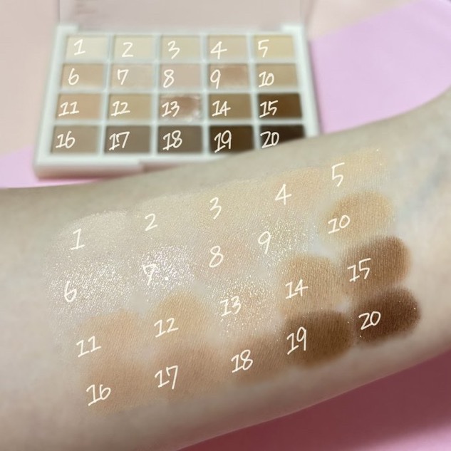 ムードシャドウパレット 01 ウォームベーシック/dasique/アイシャドウパレットを使ったクチコミ（2枚目）