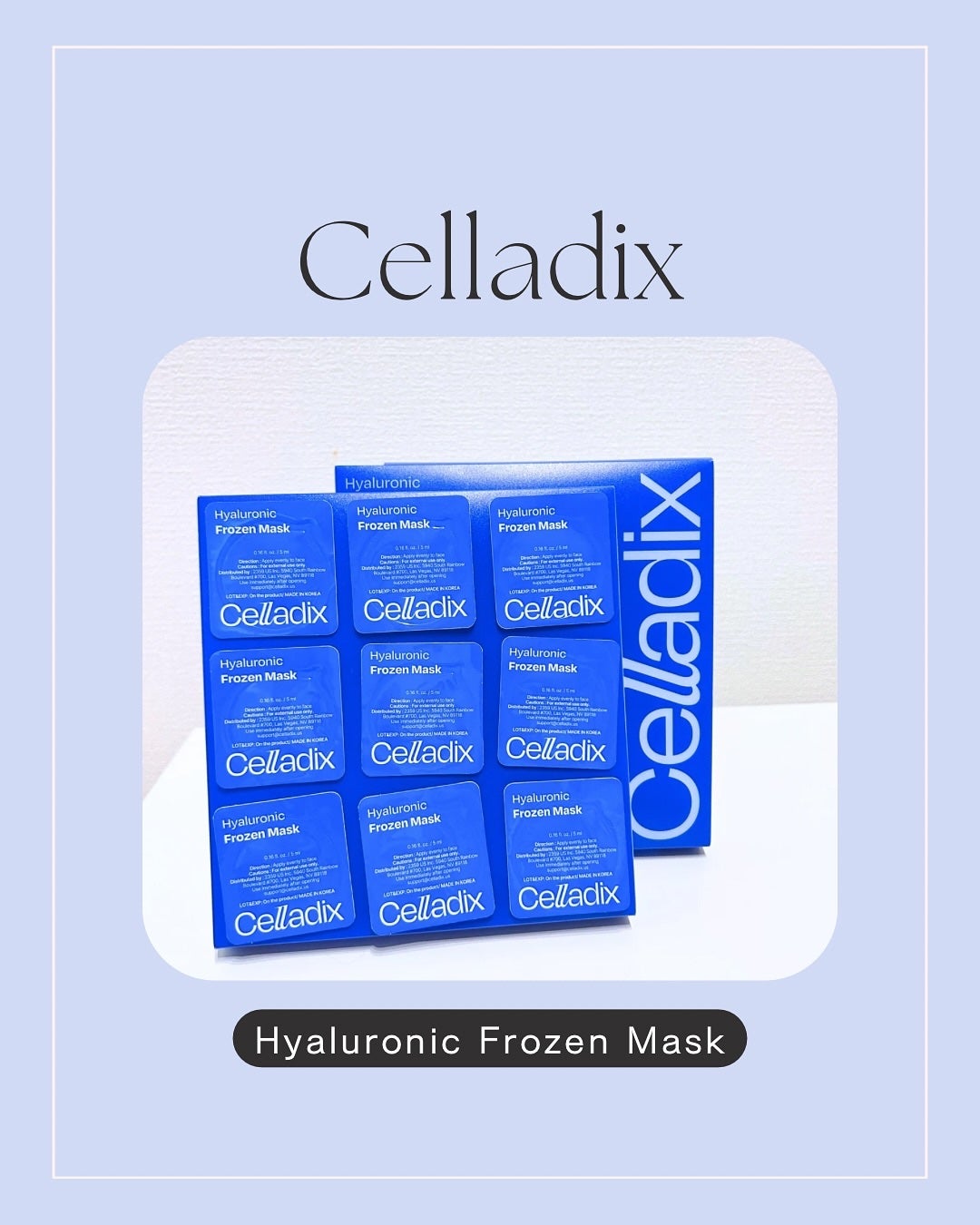 ヒアルロニックフローズンマスク/Celladix/シートマスク・パックを使ったクチコミ(1枚目)