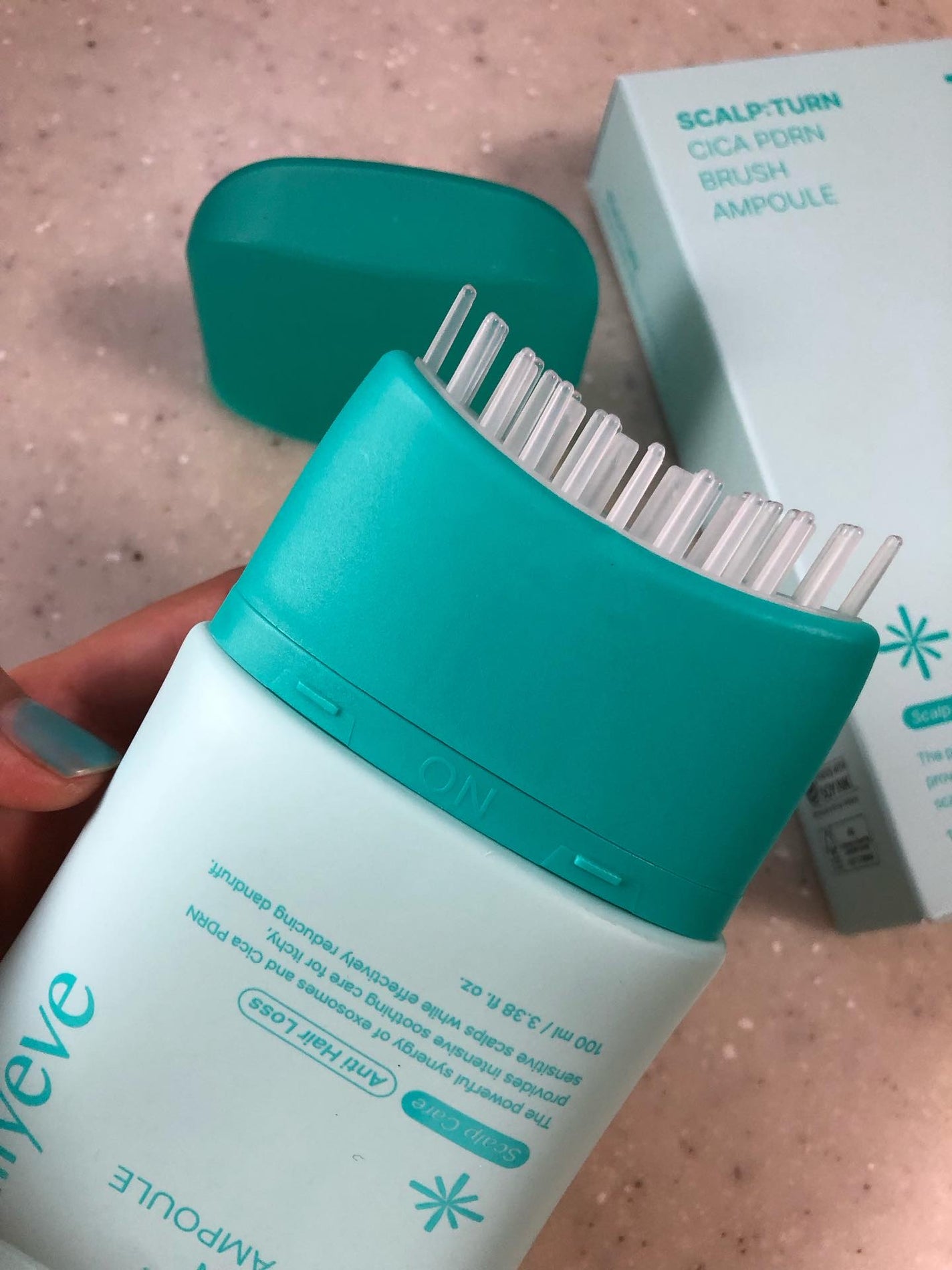 スカルプターンヘアアンプル/リリーイブ/頭皮ローションを使ったクチコミ(2枚目)