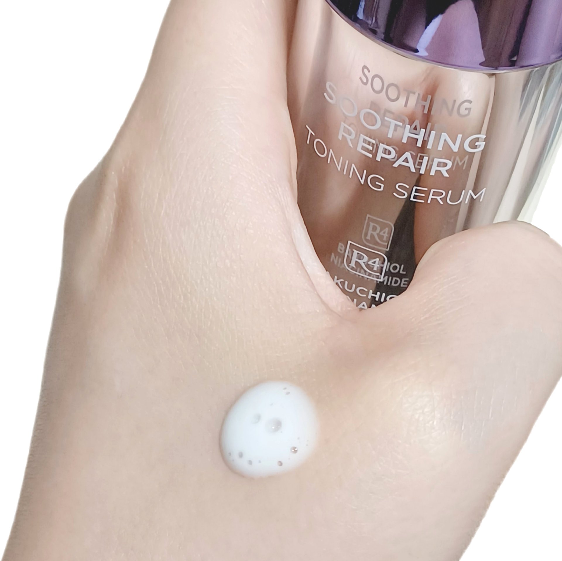 SOOTHING REPAIR TONING SERUM R4/ダーマファーム/美容液を使ったクチコミ（3枚目）