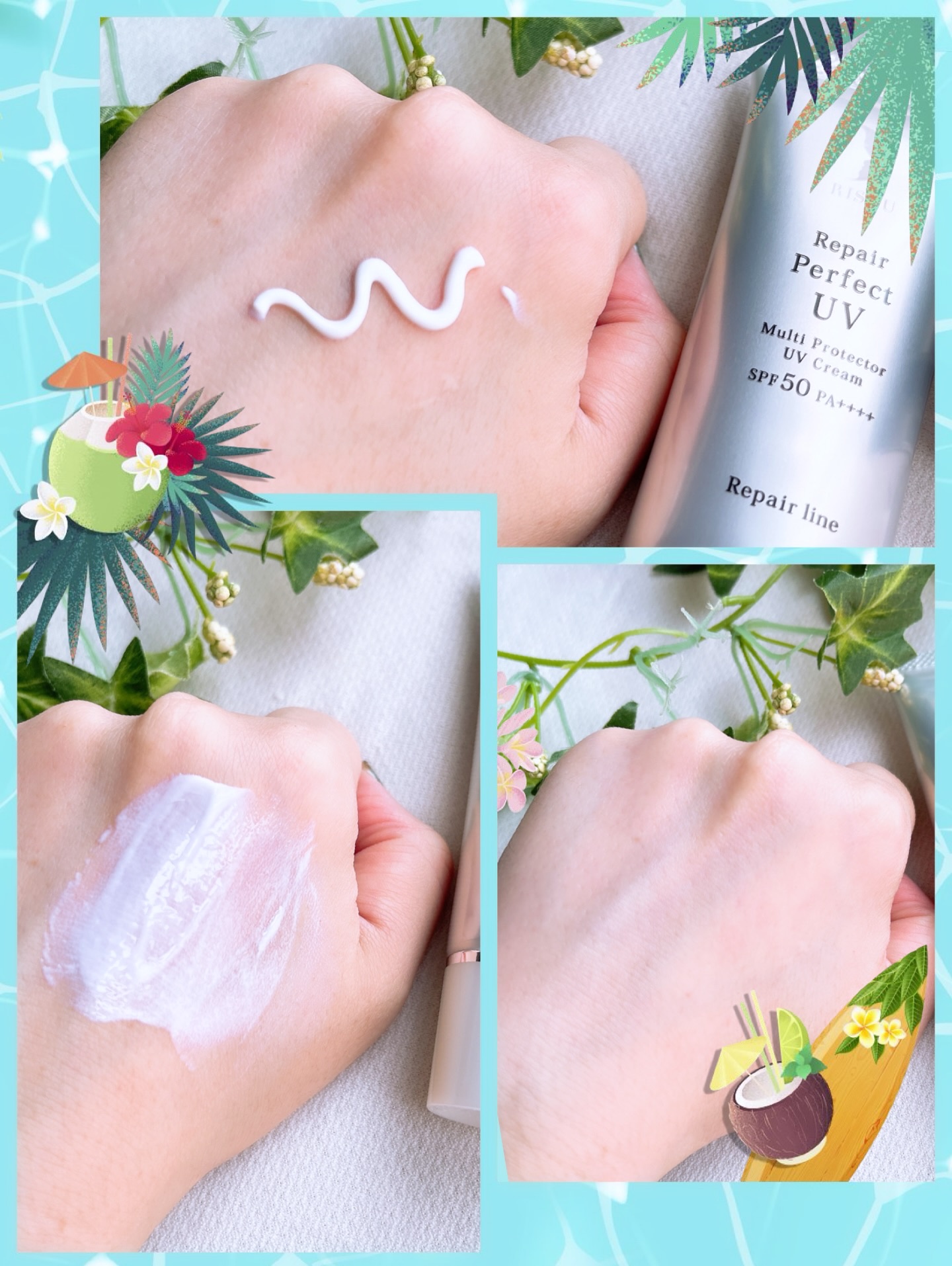 リソウ リペア パーフェクトUVクリーム/リソウコーポレーション/日焼け止めクリームを使ったクチコミ（3枚目）