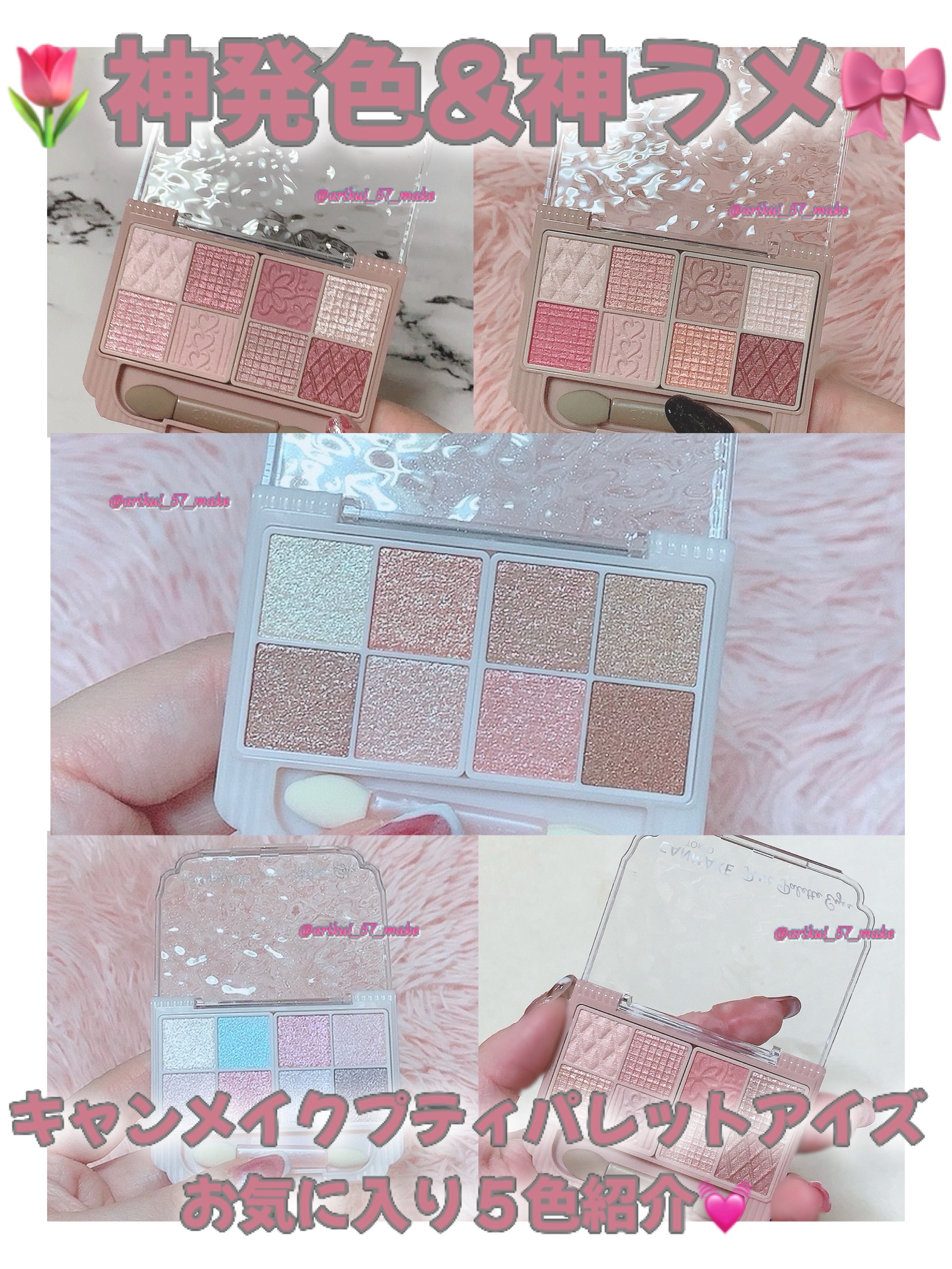 プティパレットアイズ/キャンメイク/パウダーアイシャドウを使ったクチコミ（1枚目）
