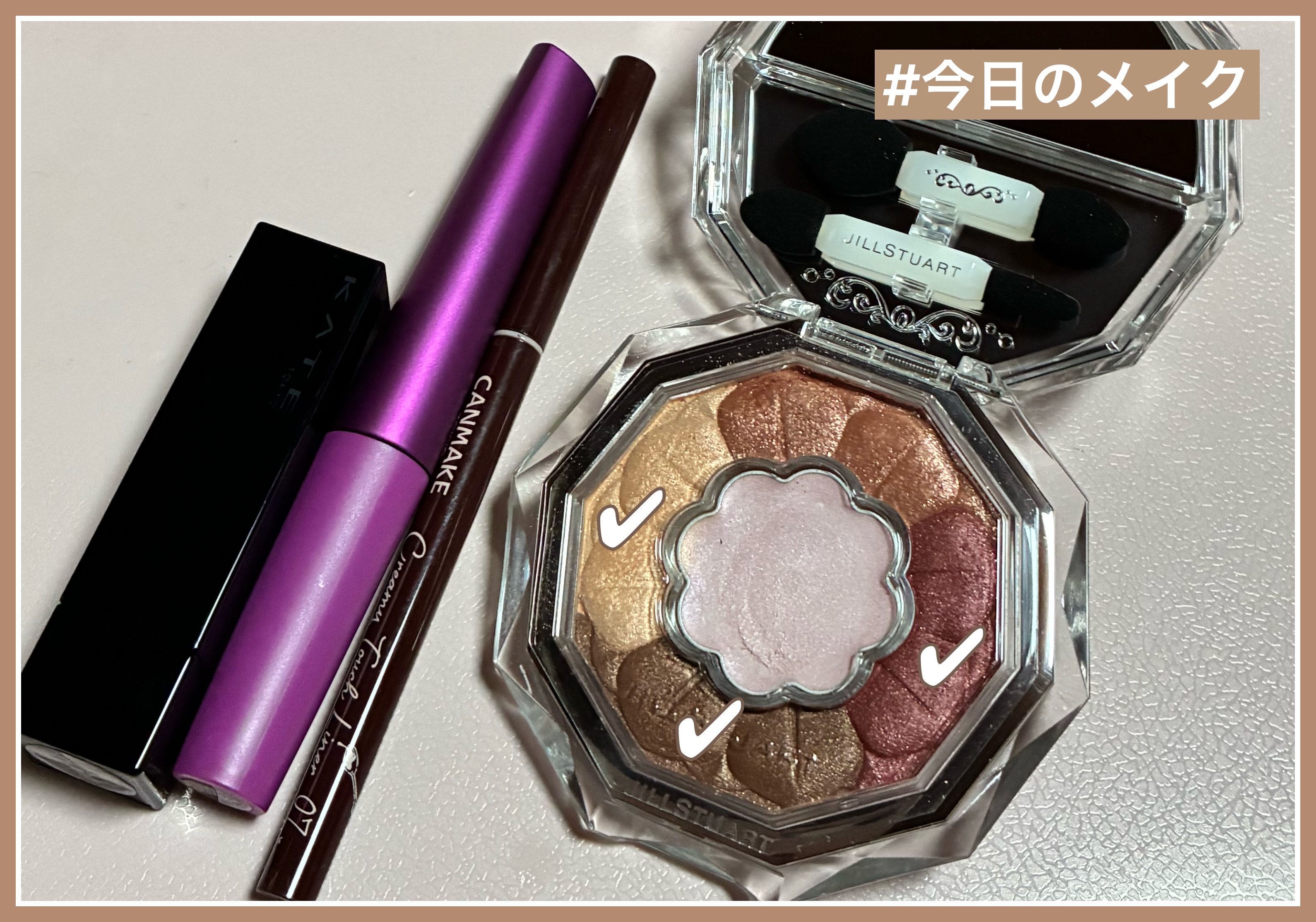 ジルスチュアート ブルームクチュール アイズ ガーランドウィズユー 30 pink marguerite dream/JILL STUART/アイシャドウパレットを使ったクチコミ（1枚目）