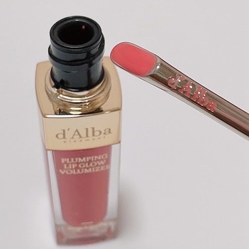 ダルバ プランピンクグロウボリューマイザー/ダルバ/リップグロスを使ったクチコミ(2枚目)