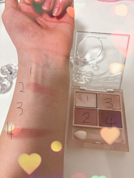 キス ズームアイポーション/KiSS/アイシャドウパレットを使ったクチコミ(3枚目)