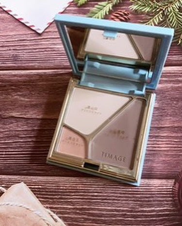 ハイライトシェーディングパレット/TIMAGE/パウダーハイライトを使ったクチコミ(10枚目)