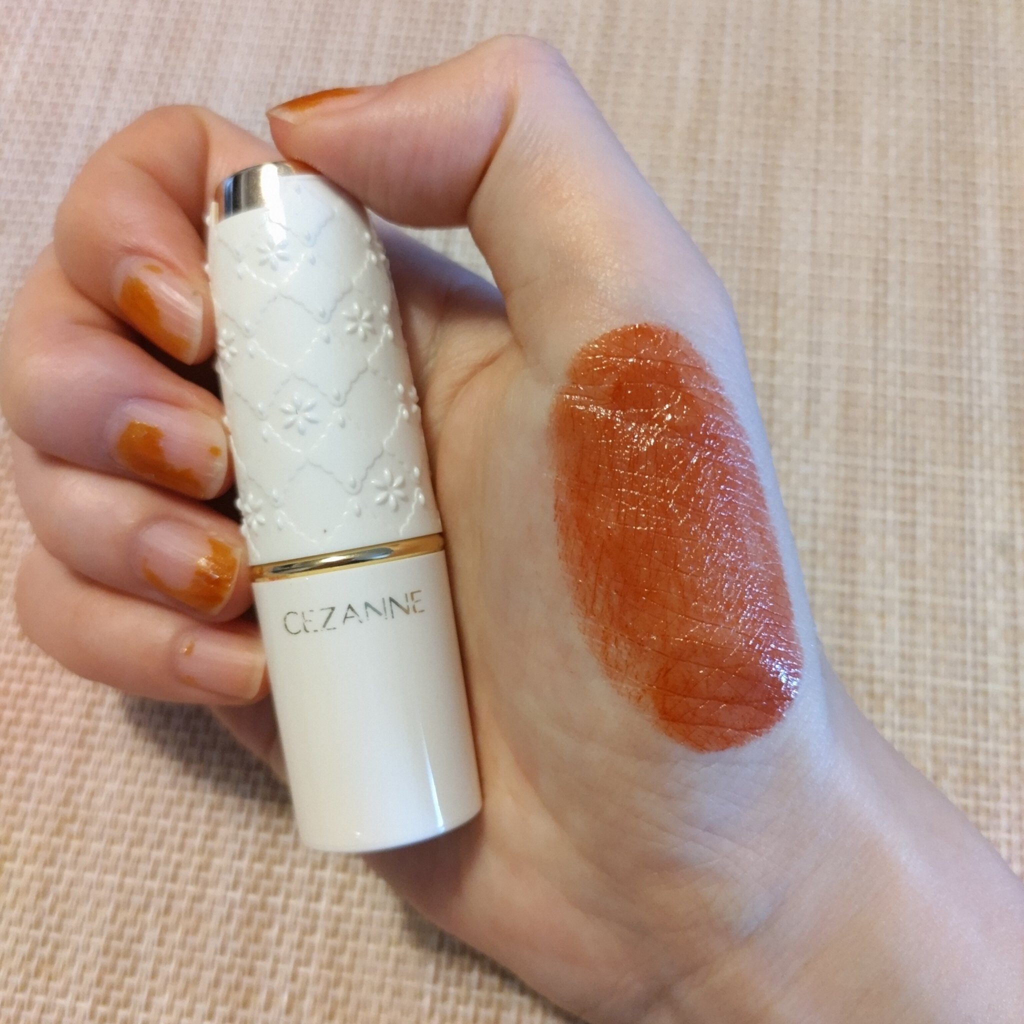 ラスティング リップカラーN/CEZANNE/口紅を使ったクチコミ（1枚目）