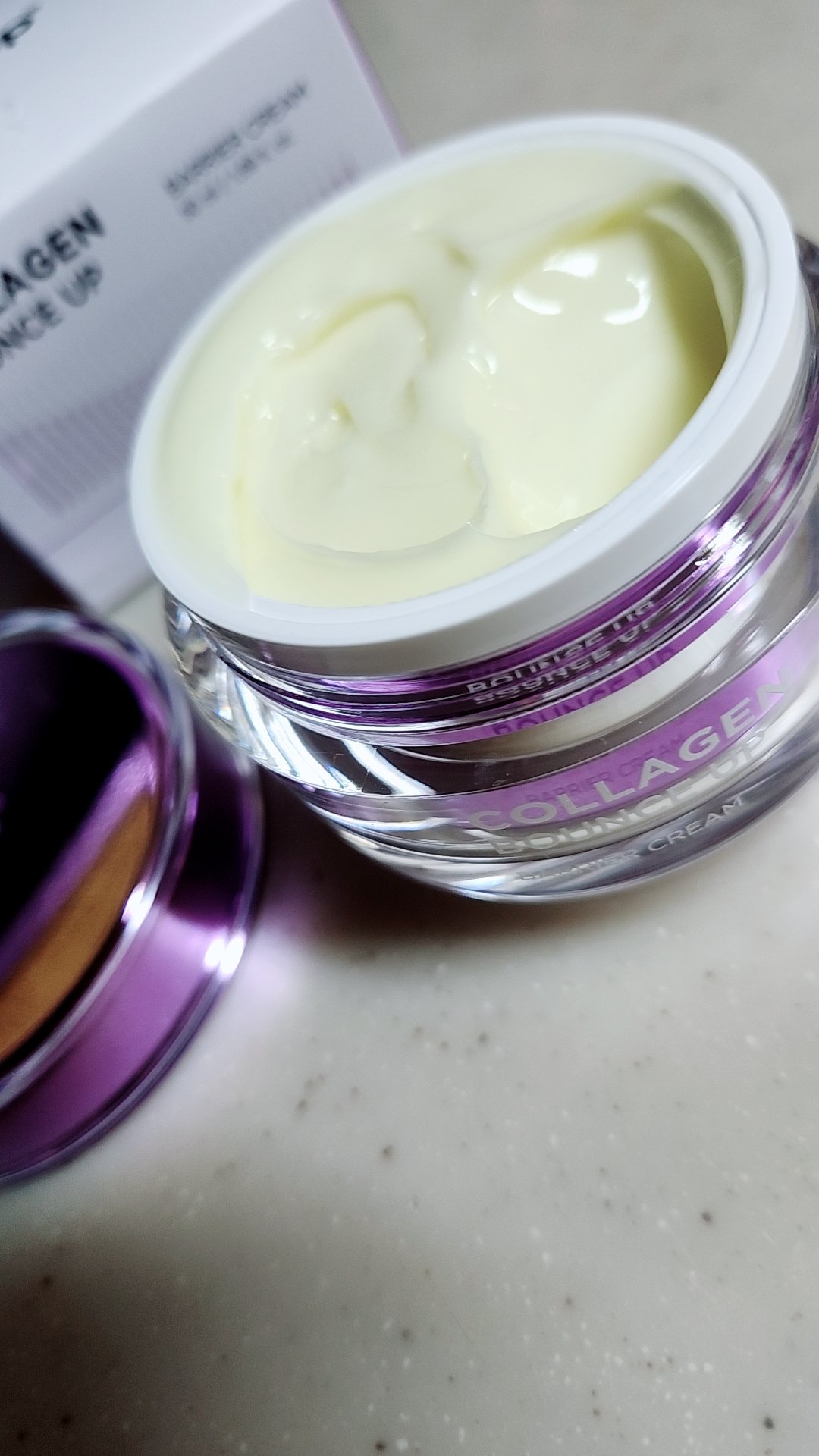 コラーゲンバウンスアップバリアクリーム/SNP/フェイスクリームを使ったクチコミ（1枚目）