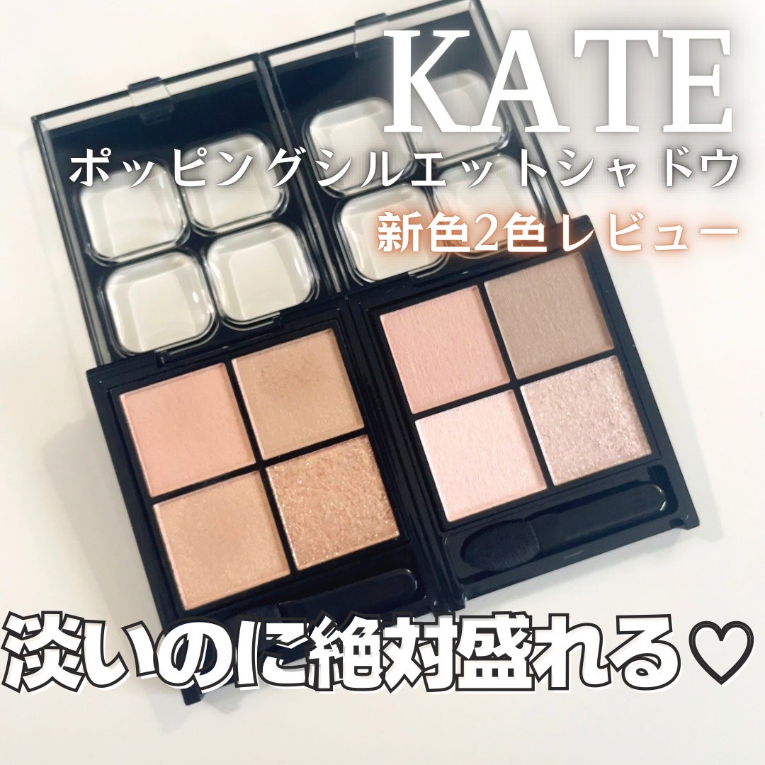 ケイト ポッピングシルエットシャドウ/KATE/アイシャドウパレットを使ったクチコミ(1枚目)