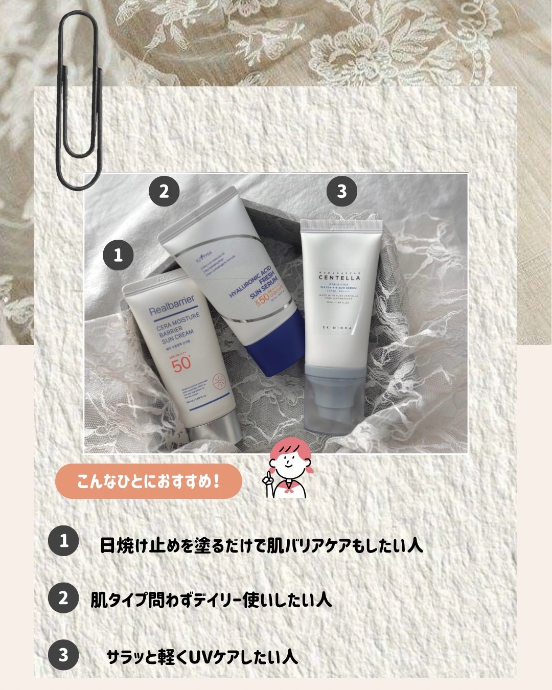 ヒアルーシカ ウォーターフィット サンセラム/SKIN1004/日焼け止めローションを使ったクチコミ(7枚目)