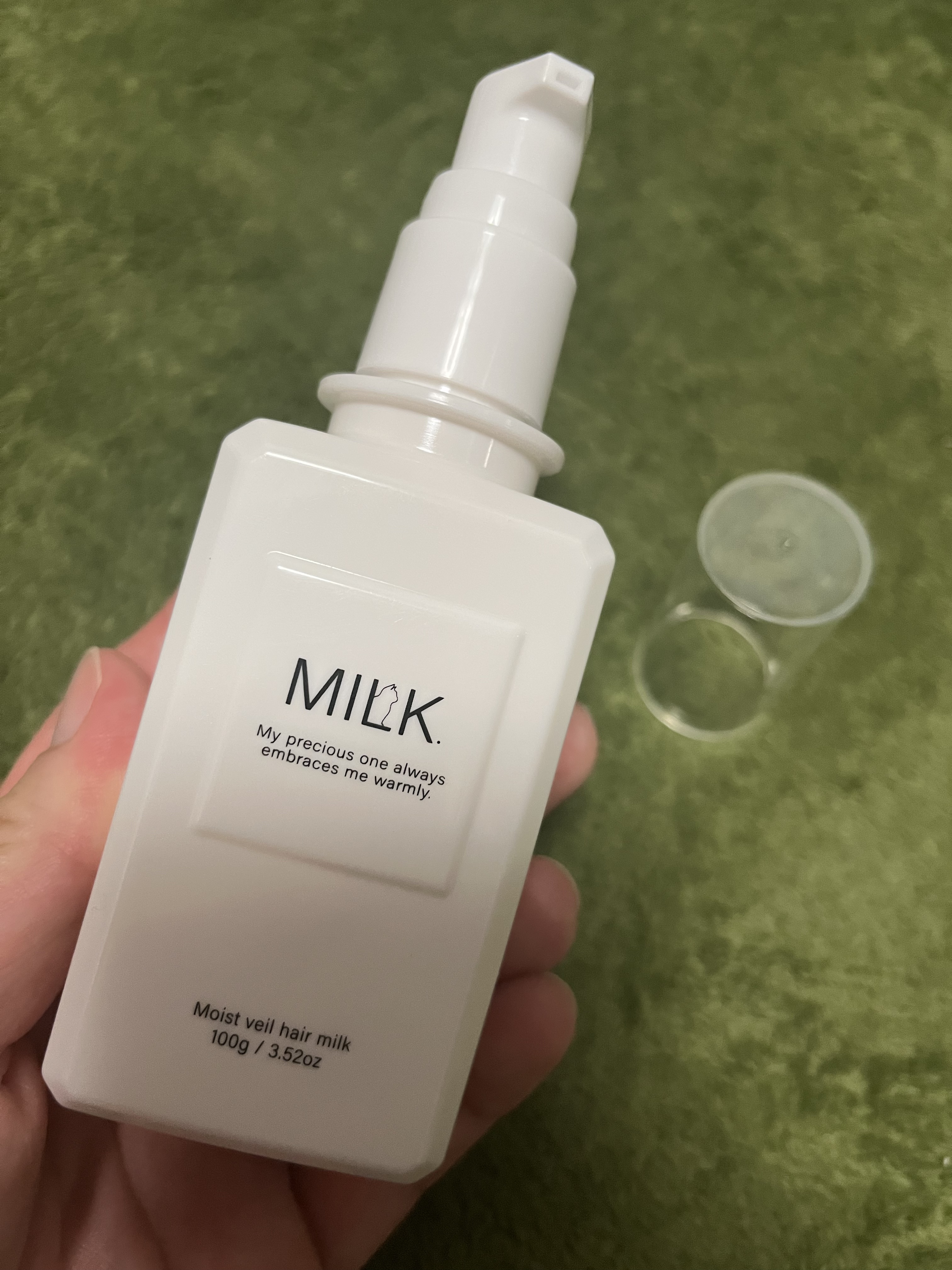 モイストヴェール ヘアミルク＜無香料＞/MILK./ヘアミルクを使ったクチコミ（2枚目）