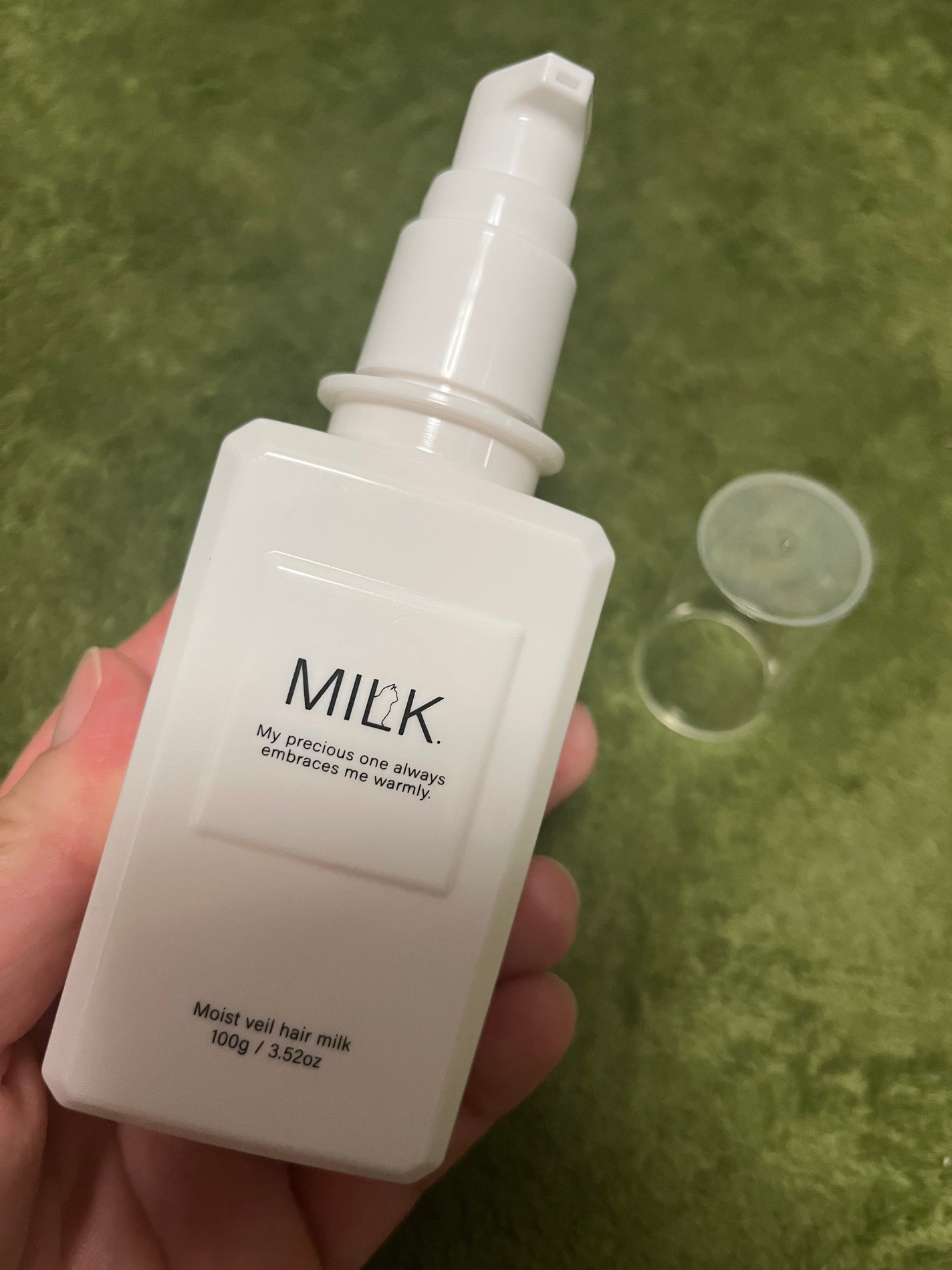 モイストヴェール ヘアミルク<無香料>/MILK./ヘアミルクを使ったクチコミ(2枚目)