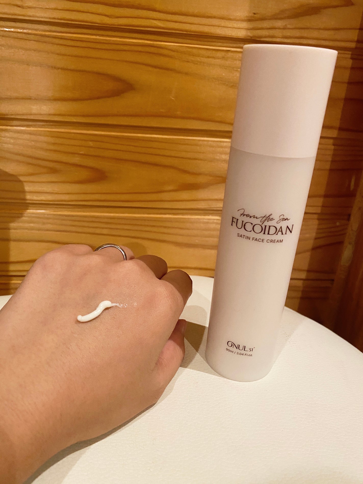 フコイダンサテンフェイスクリーム/ONUL31/フェイスクリームを使ったクチコミ(1枚目)