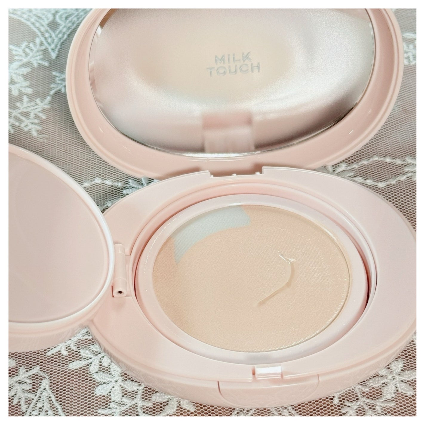 オールデイスキンフィットミルキーグロウクッション/Milk Touch/クッションファンデーションを使ったクチコミ(3枚目)