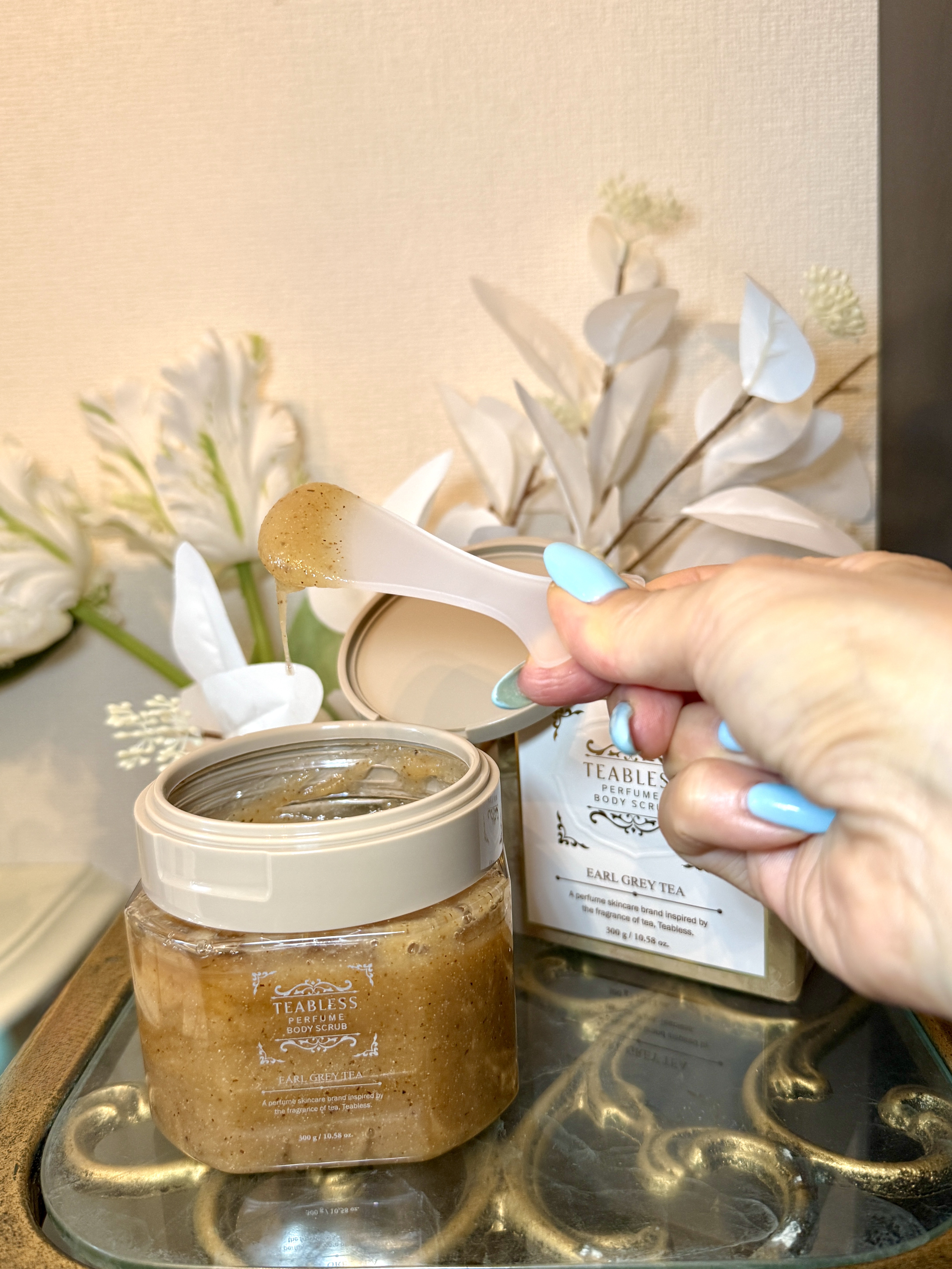 アールグレイティージャム ボディスクラブ/TEABLESS/ボディスクラブを使ったクチコミ（2枚目）