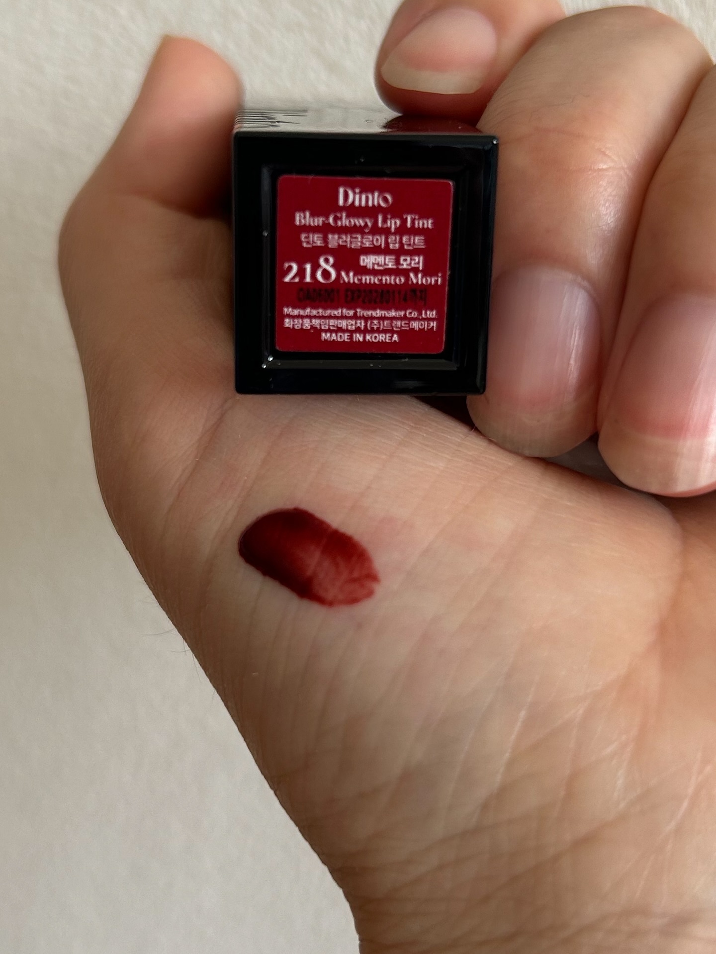 ブラーグロイリップティント/Dinto/リップティントを使ったクチコミ（3枚目）