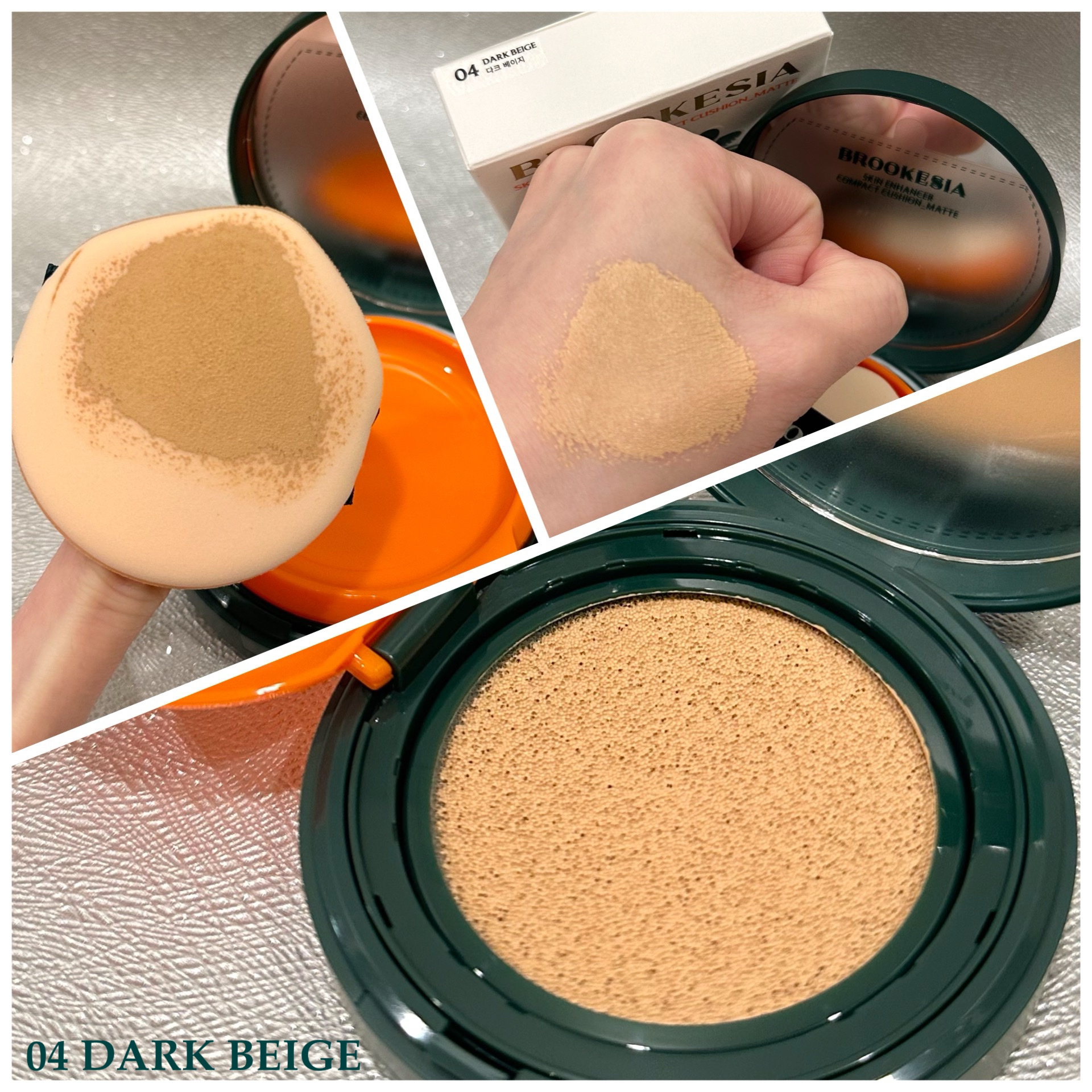 スキンエンハンサー コンパクト クッション (マット)/BROOKESIA/クッションファンデーションを使ったクチコミ（3枚目）