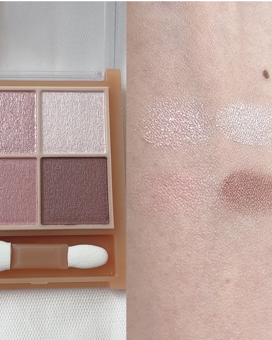 ベージュトーンアイシャドウ/CEZANNE/アイシャドウパレットを使ったクチコミ（3枚目）