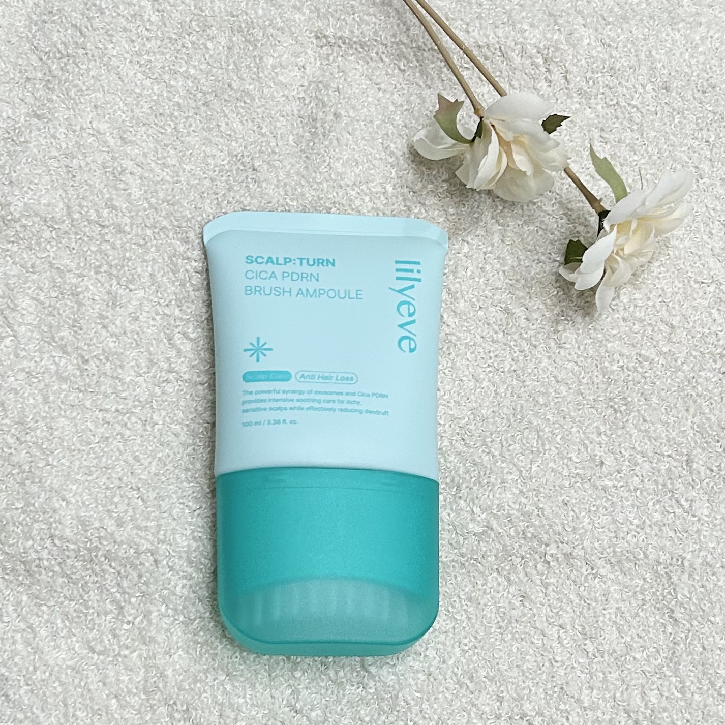 スカルプターンヘアアンプル/リリーイブ/頭皮ローションを使ったクチコミ（1枚目）