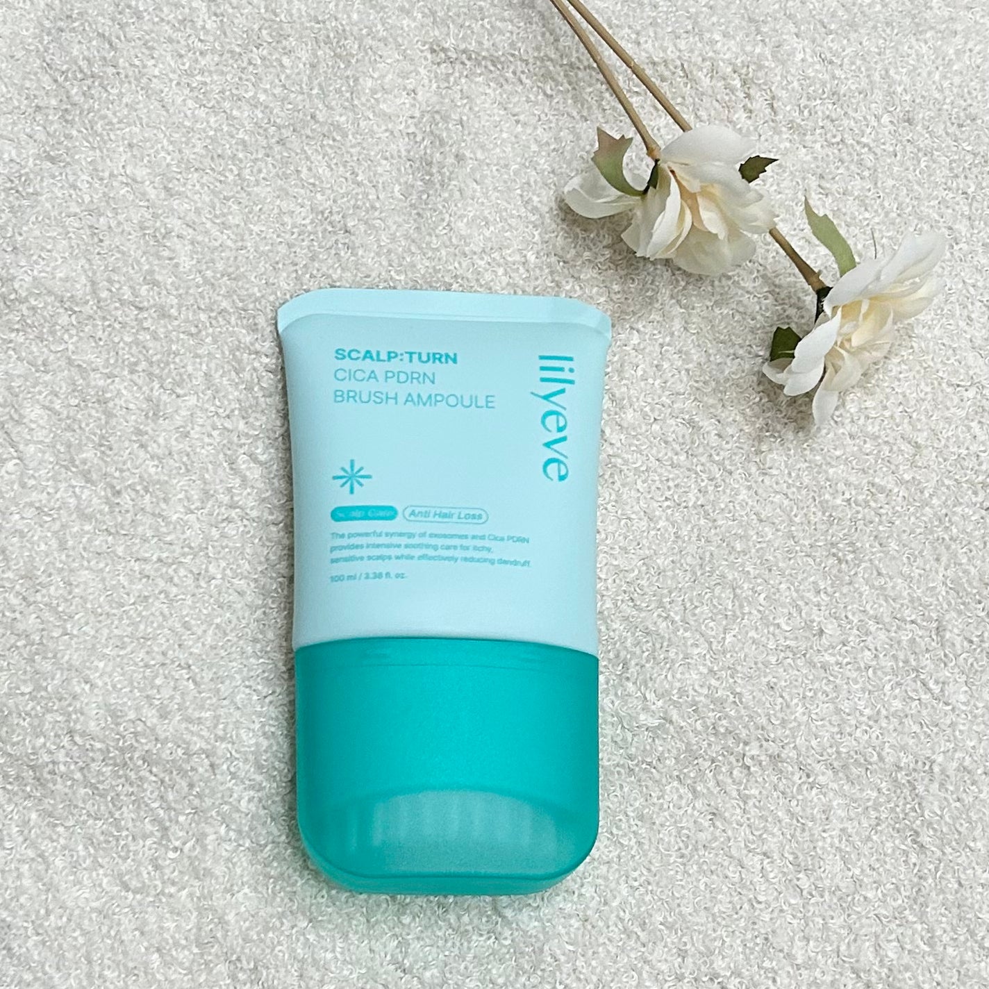 スカルプターンヘアアンプル/リリーイブ/頭皮ローションを使ったクチコミ(1枚目)