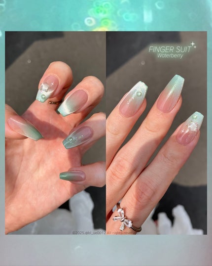 ネイルチップ(シールタイプ)/FINGER SUIT/ネイルチップ・パーツを使ったクチコミ(2枚目)