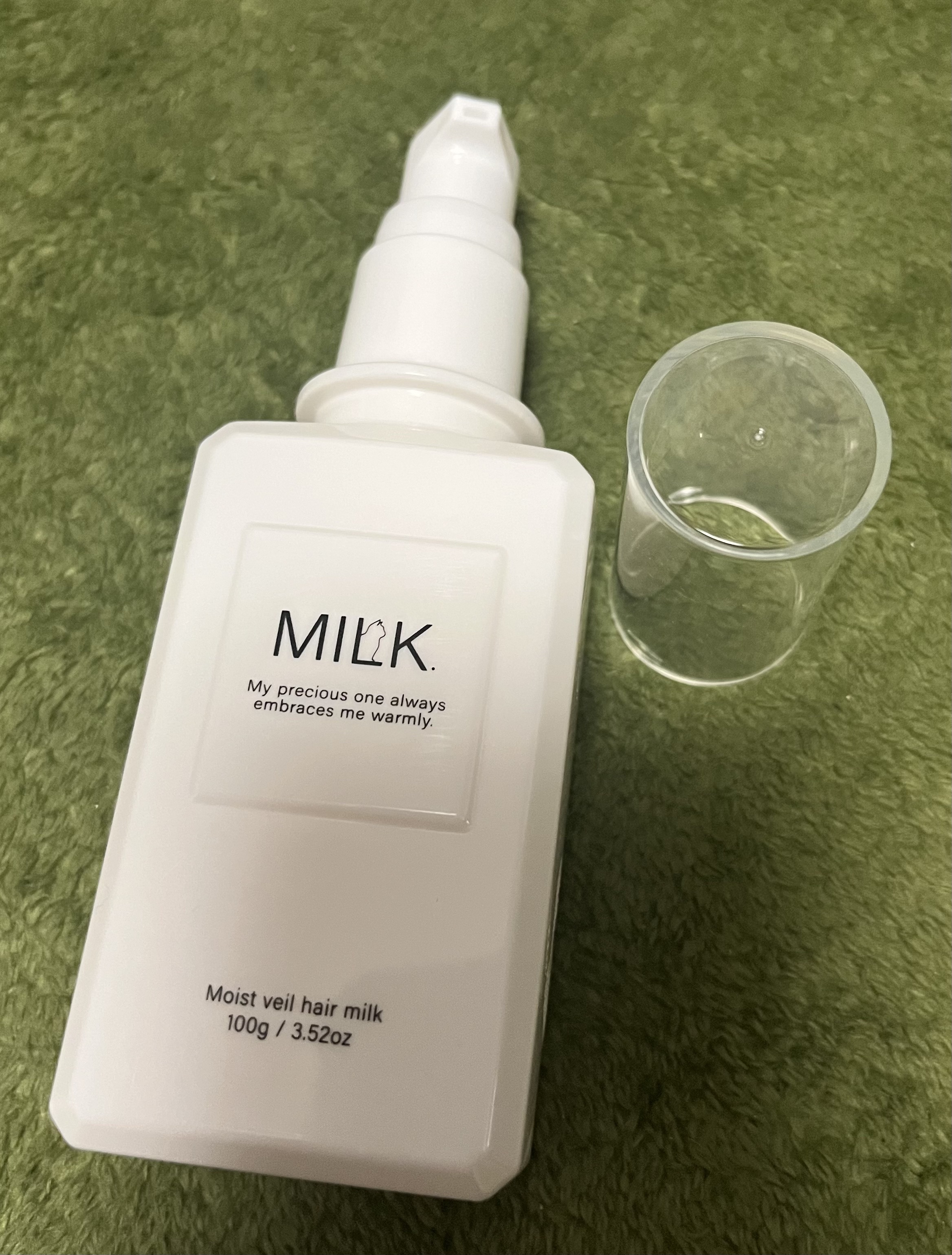 モイストヴェール ヘアミルク＜無香料＞/MILK./ヘアミルクを使ったクチコミ（1枚目）