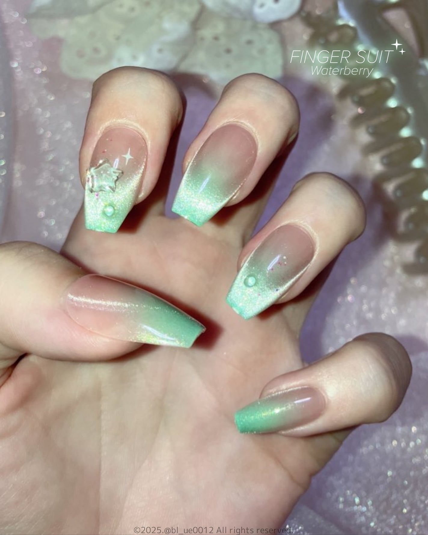 ネイルチップ(シールタイプ)/FINGER SUIT/ネイルチップ・パーツを使ったクチコミ(4枚目)