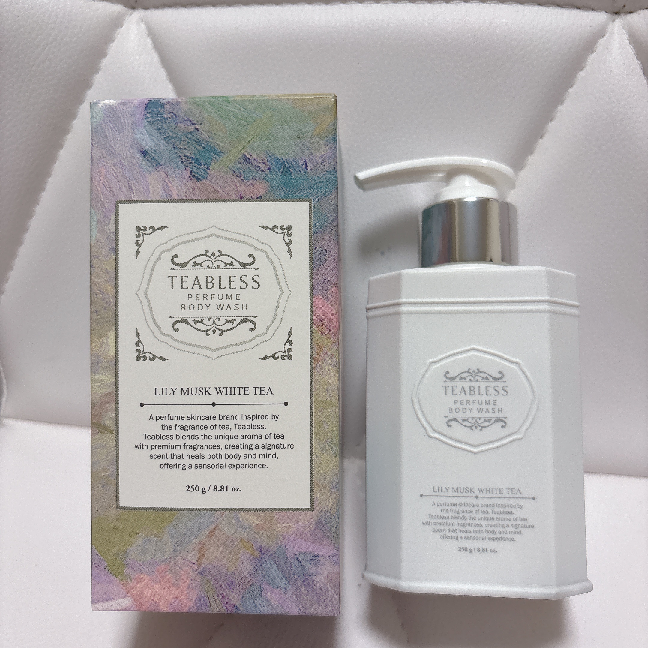パフュームボディウォッシュ リリームスクホワイトティー/TEABLESS/ボディソープを使ったクチコミ（1枚目）