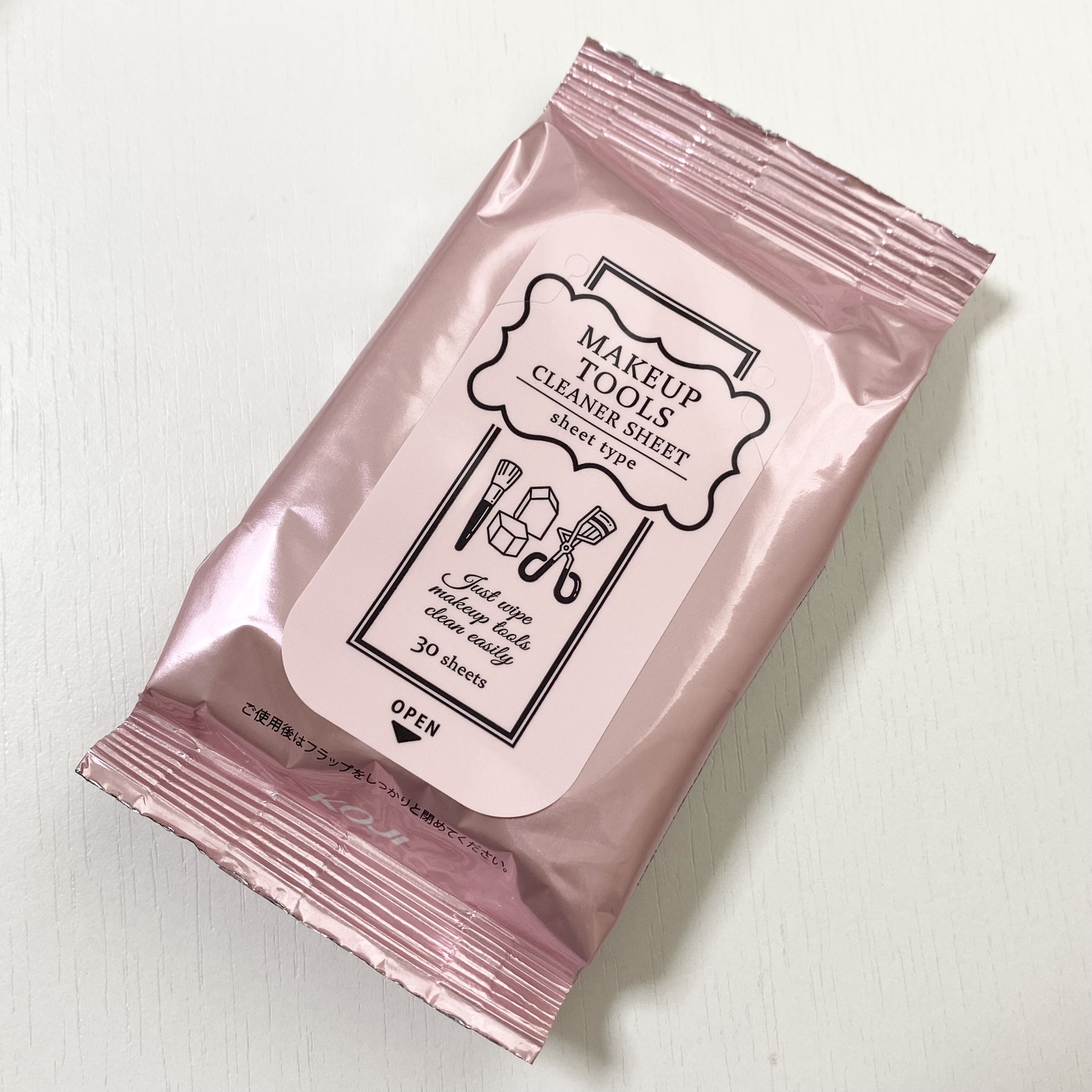 メイクツールクリーナーシート/コージー/その他化粧小物を使ったクチコミ（2枚目）