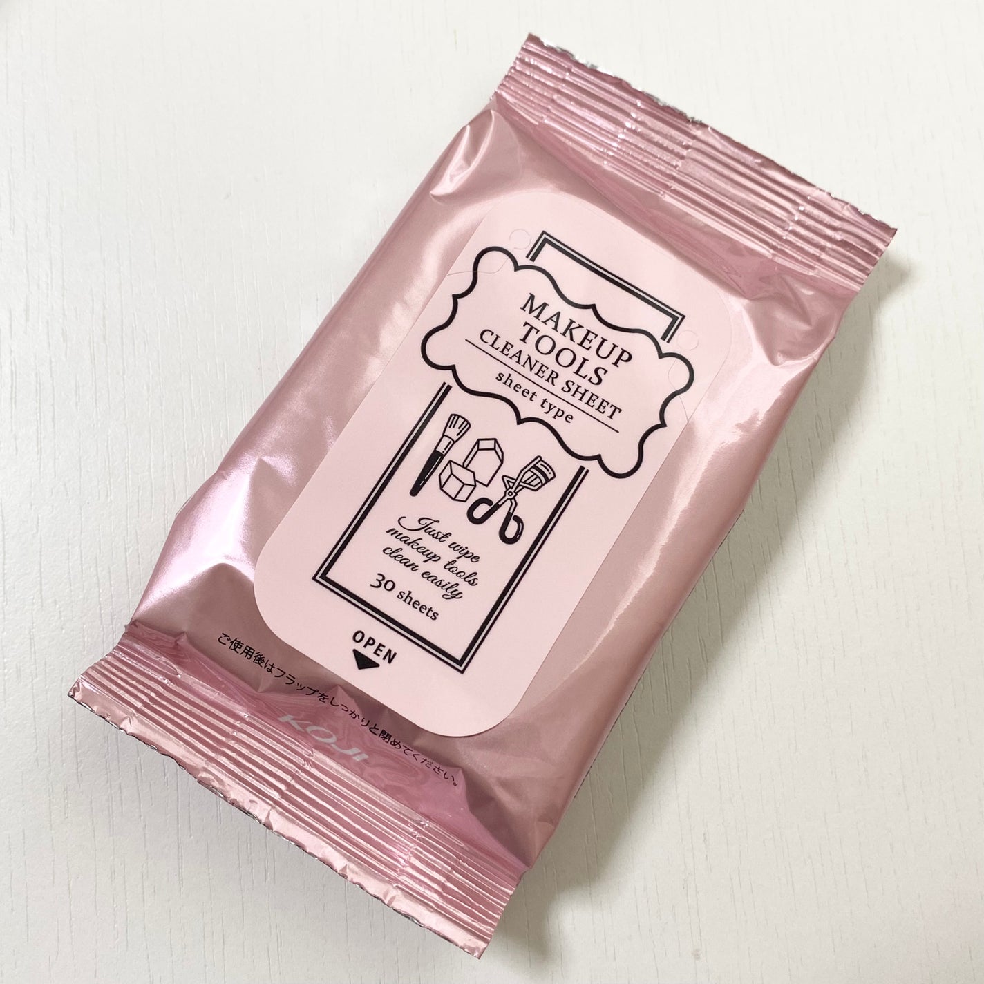 メイクツールクリーナーシート/コージー/その他化粧小物を使ったクチコミ(2枚目)