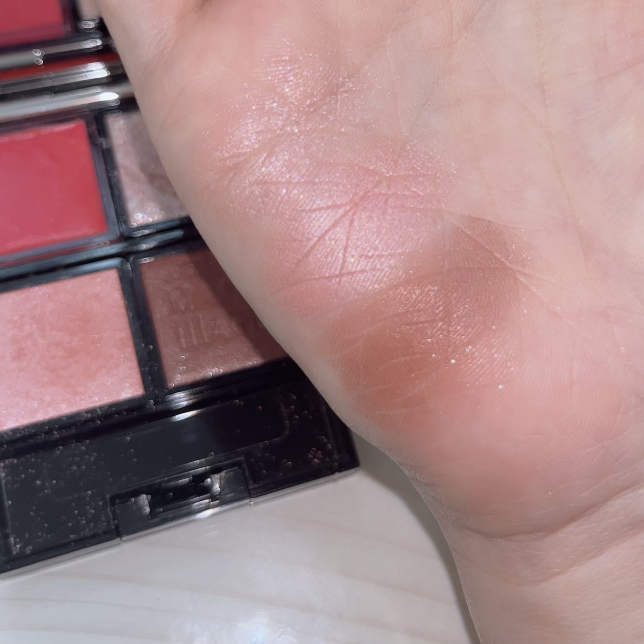 ドラマティックアイカラー (パウダー)/(クリーム)/マキアージュ/アイシャドウパレットを使ったクチコミ（3枚目）