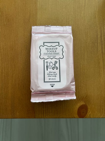 メイクツールクリーナーシート/コージー/その他化粧小物を使ったクチコミ(1枚目)