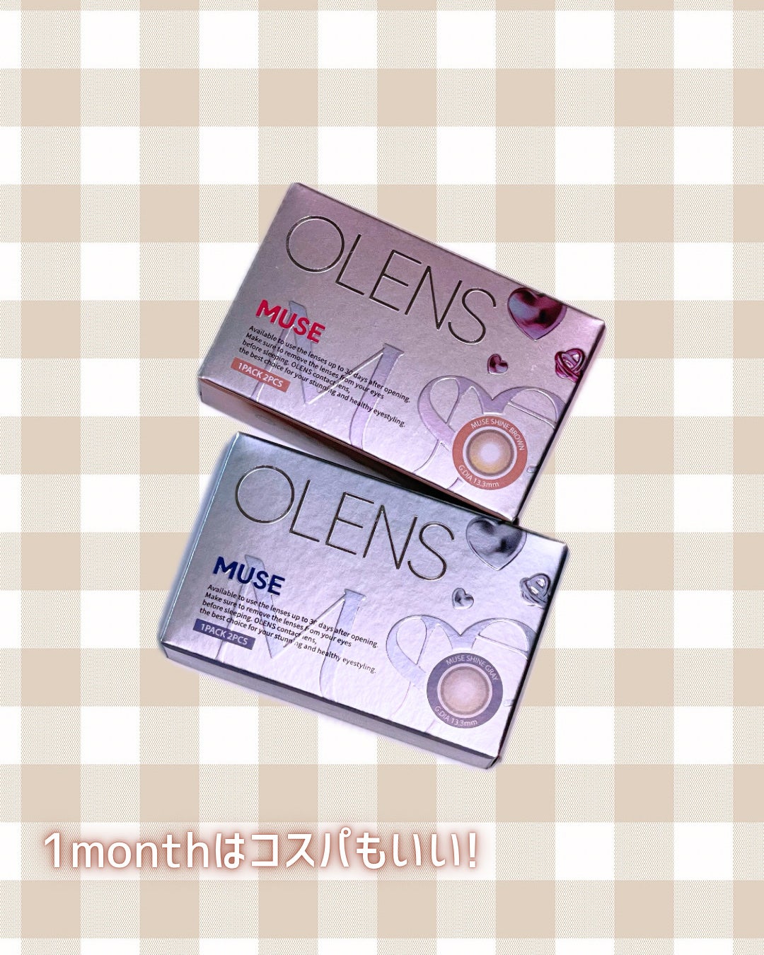 MUSE 1month/OLENS/1ヶ月(1MONTH)カラコンを使ったクチコミ(4枚目)
