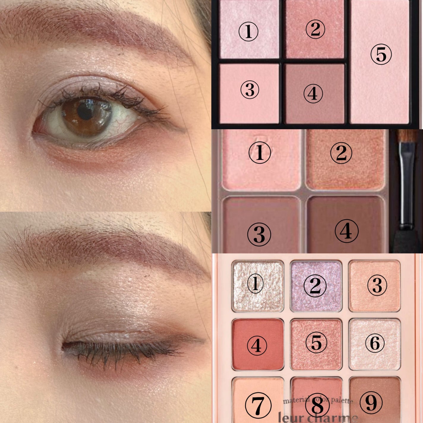 インザミラーアイパレット/Ririmew/アイシャドウパレットを使ったクチコミ(5枚目)