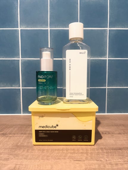 ディープ ビタC デイリー クイック マスク/MEDICUBE/シートマスク・パックを使ったクチコミ(1枚目)