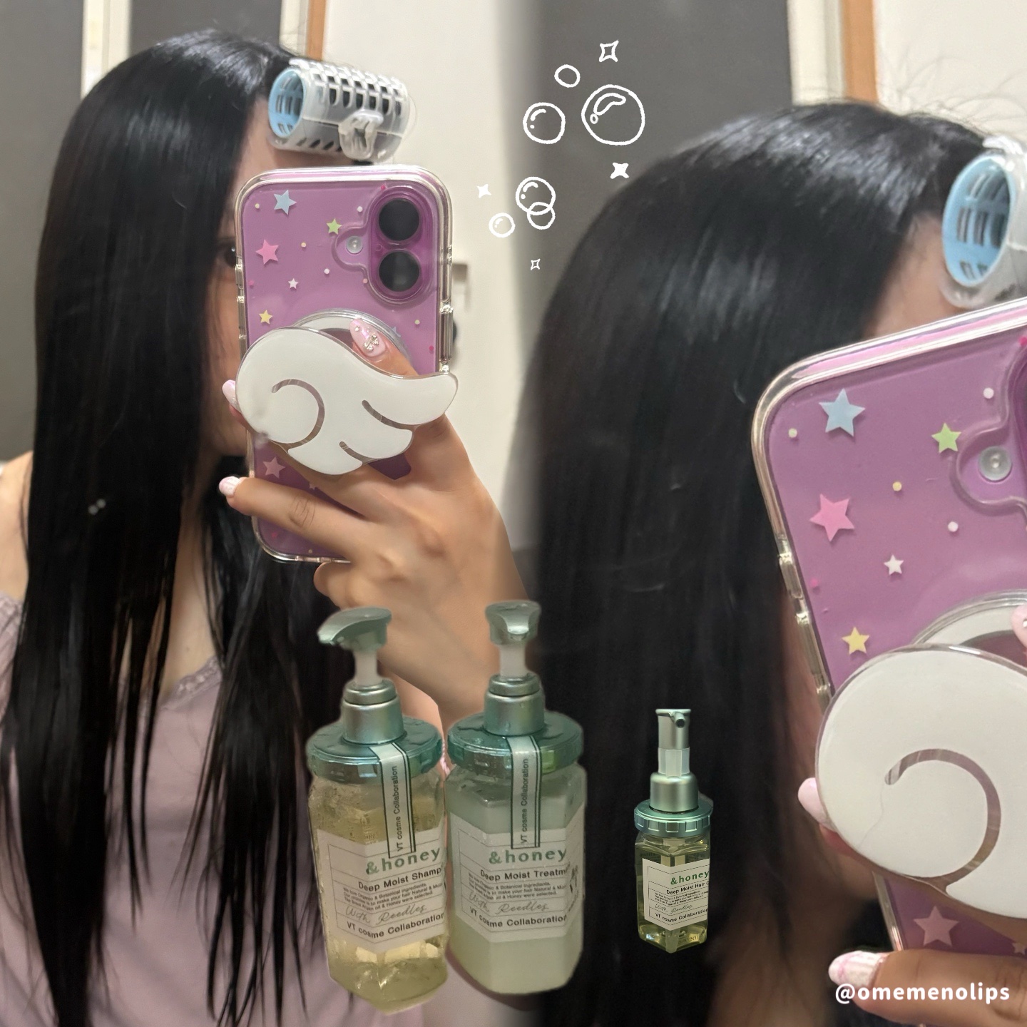 アンドハニー × VT ディープモイスト 限定ペアセット/&honey/市販シャンプーを使ったクチコミ（2枚目）