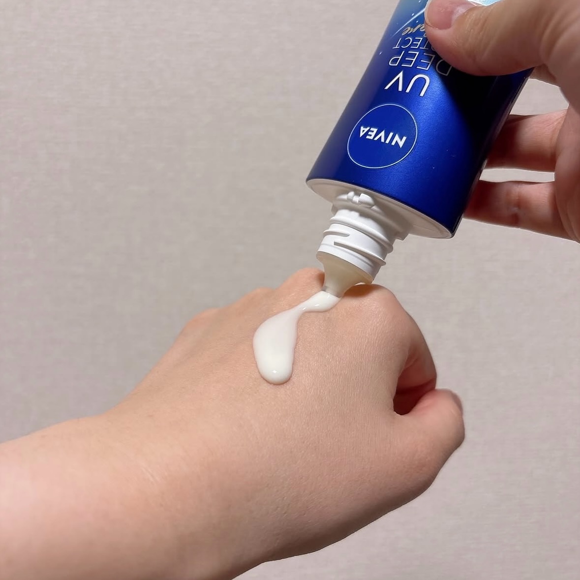 ニベアUV ディープ プロテクト＆ケア ジェル/ニベア/日焼け止めジェルを使ったクチコミ（3枚目）