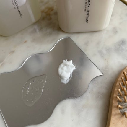 ストレートシャンプー/ストレートトリートメント ホワイトブロッサムの香り/Straine/市販シャンプーを使ったクチコミ(5枚目)