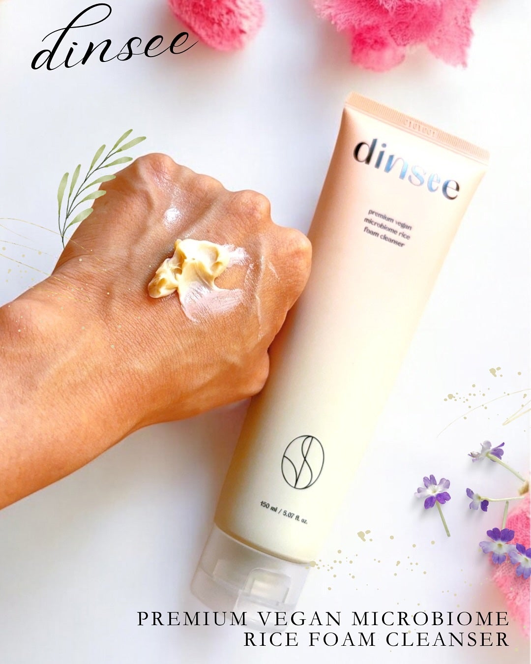 プレミアムビーガン マイクロバイオーム ライスフォームクレンザー/dinsee/洗顔フォームを使ったクチコミ(2枚目)