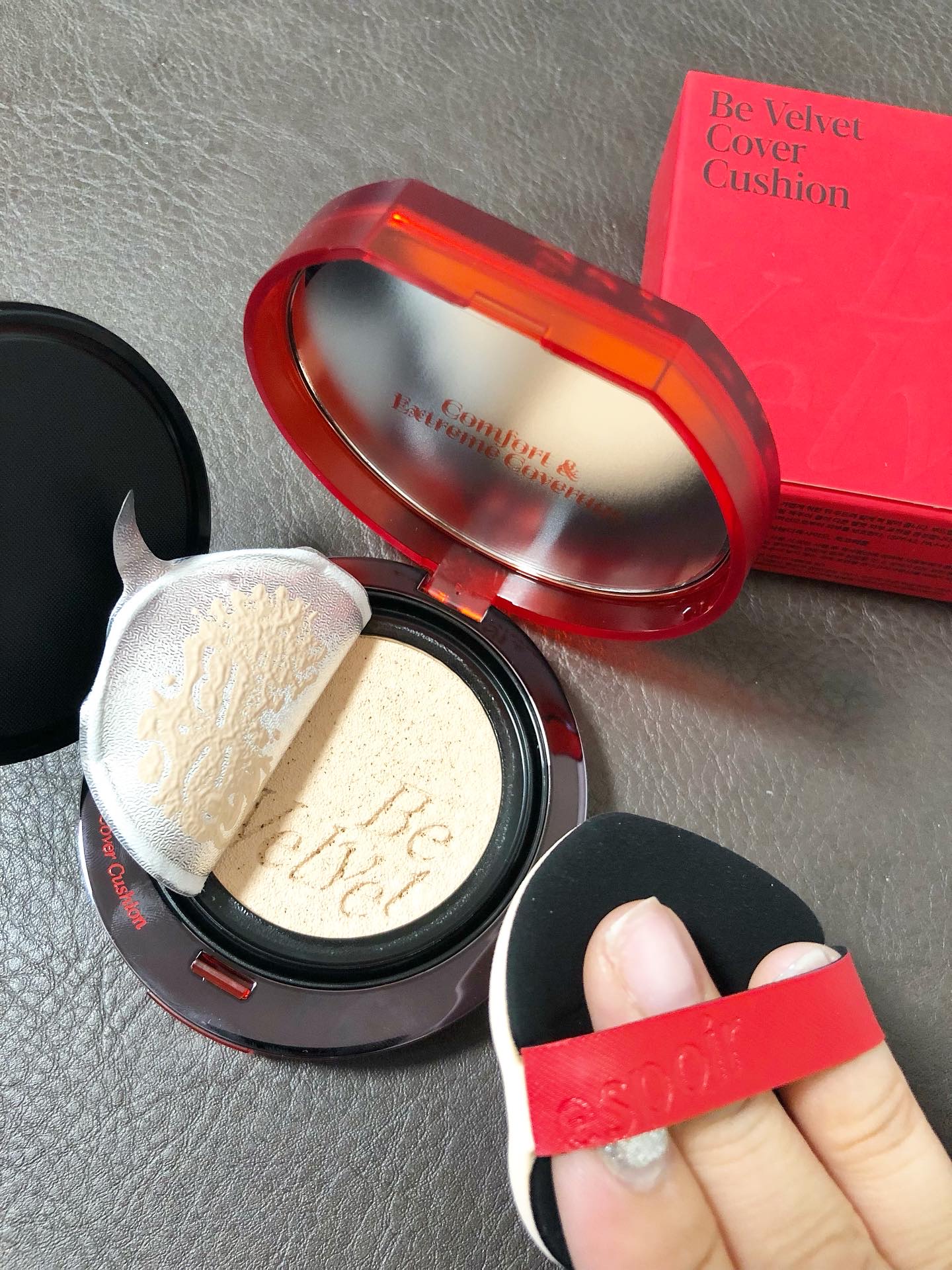 ビーベルベットカバークッション/espoir/クッションファンデーションを使ったクチコミ（2枚目）