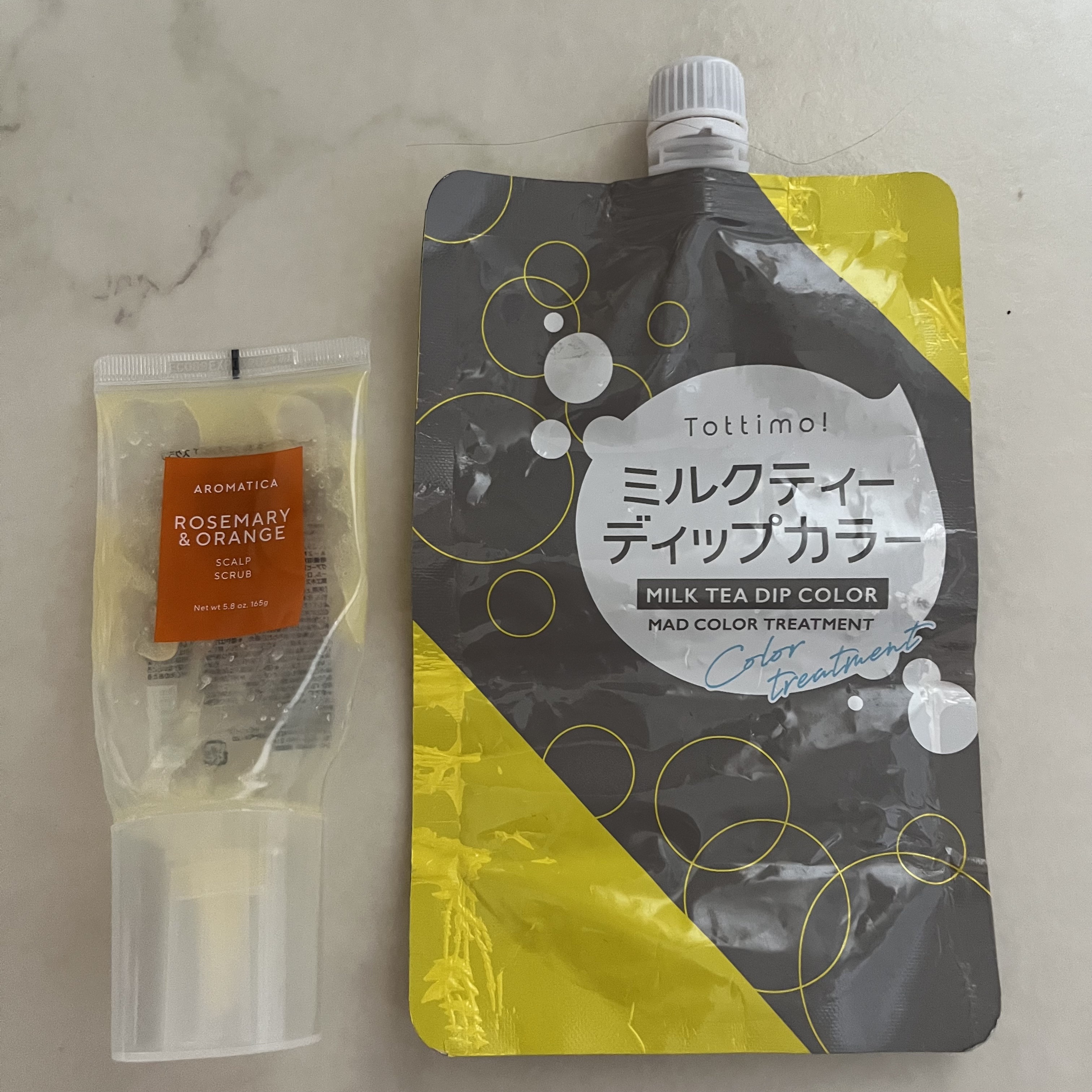 ローズマリー＆オレンジ スカルプスクラブ/AROMATICA/ヘッドスクラブを使ったクチコミ（1枚目）