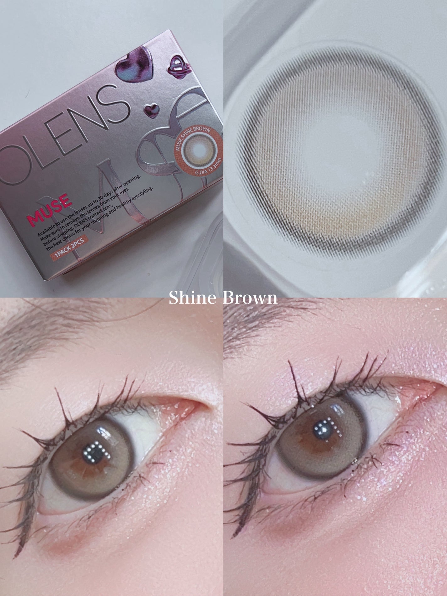 MUSE 1month/OLENS/1ヶ月(1MONTH)カラコンを使ったクチコミ(4枚目)