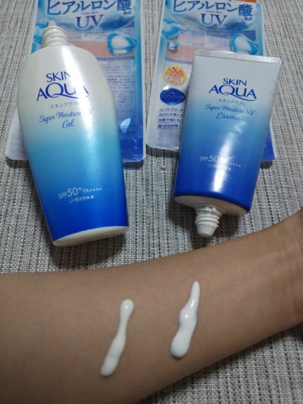 スーパーモイスチャーUVエッセンス/スキンアクア/日焼け止めローションを使ったクチコミ(6枚目)