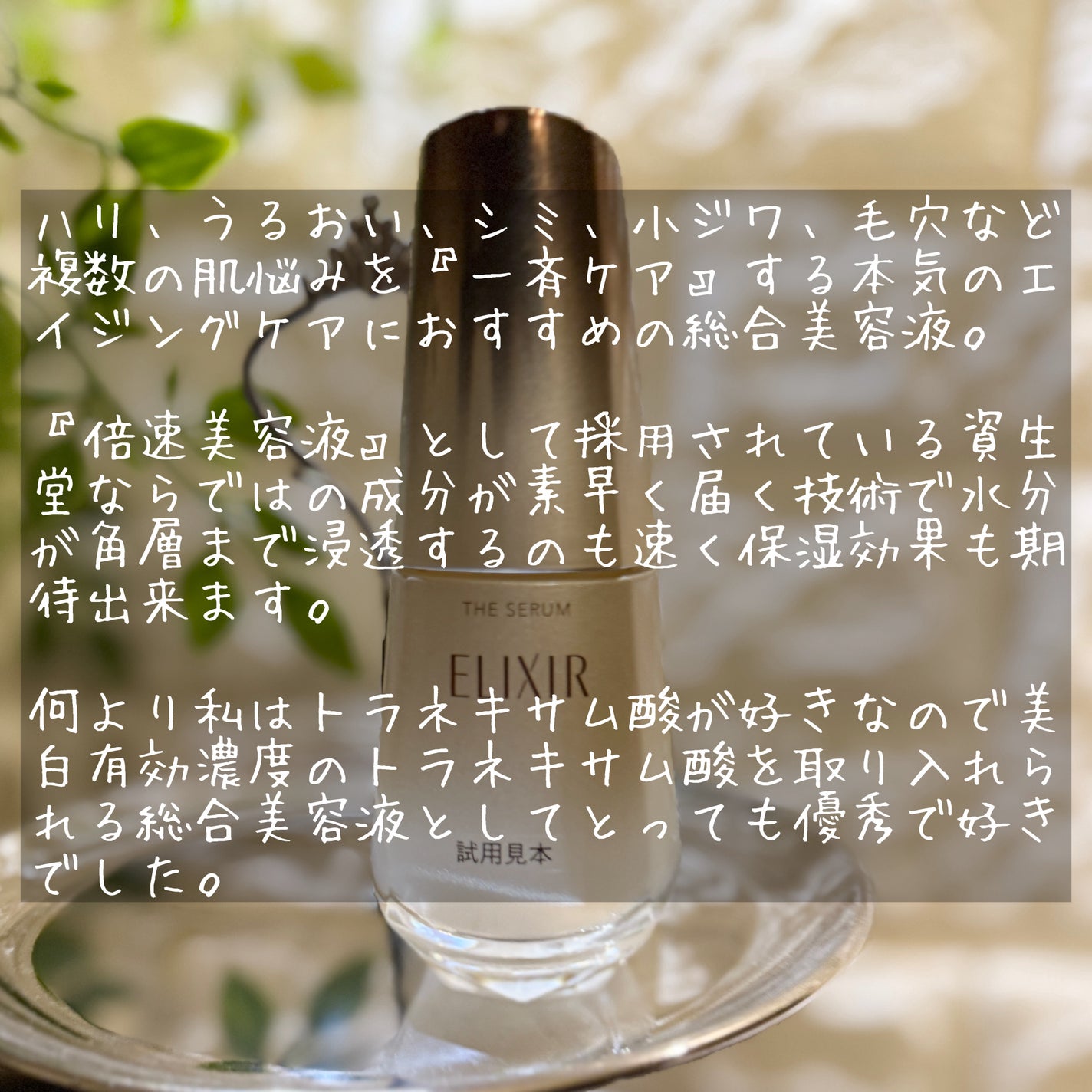 エリクシール ザ セラム aa(医薬部外品)/エリクシール/美容液を使ったクチコミ(5枚目)