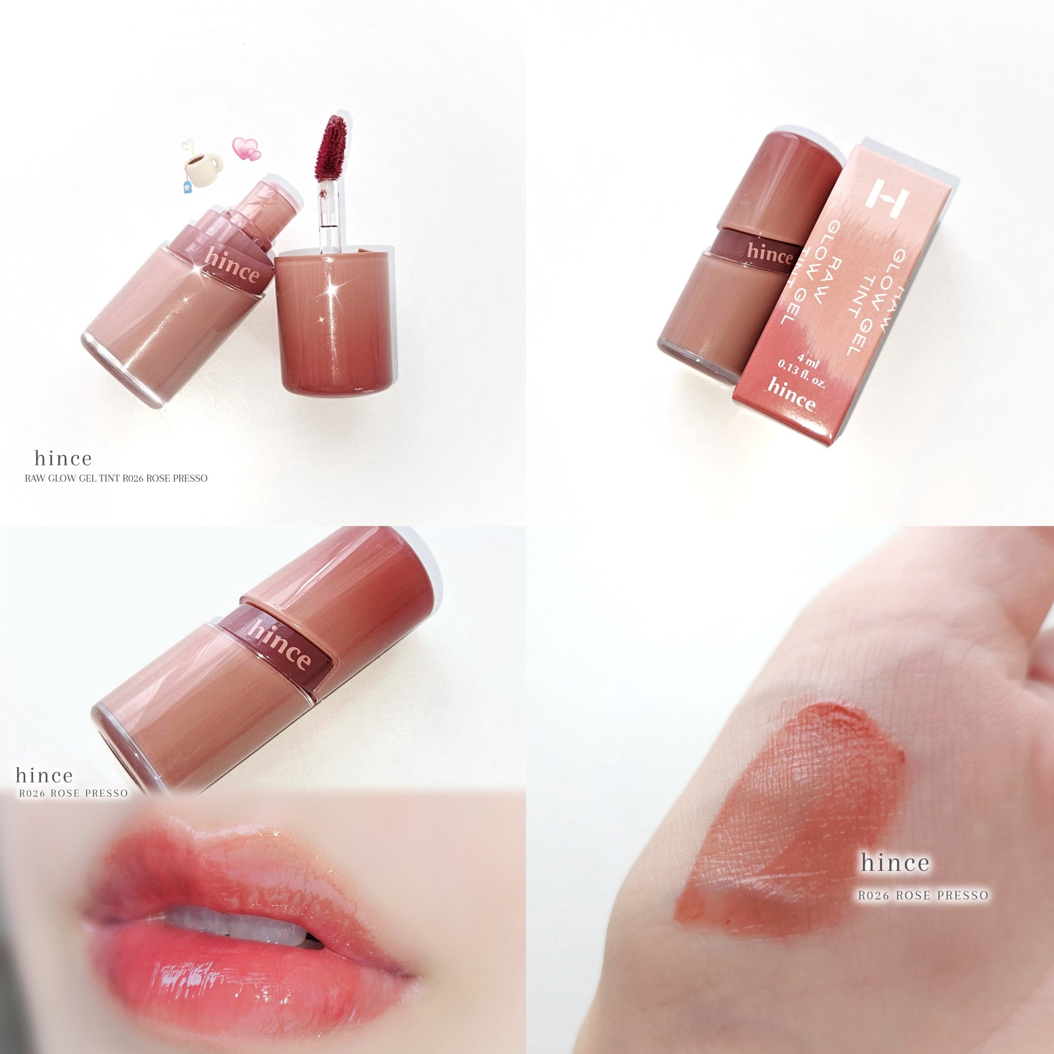 ロウグロウジェルティント/hince/リップティントを使ったクチコミ（3枚目）