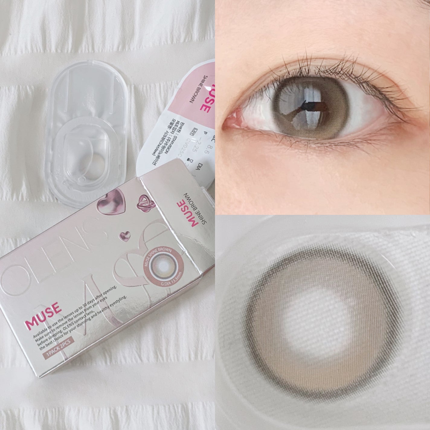 MUSE 1month/OLENS/1ヶ月(1MONTH)カラコンを使ったクチコミ(3枚目)