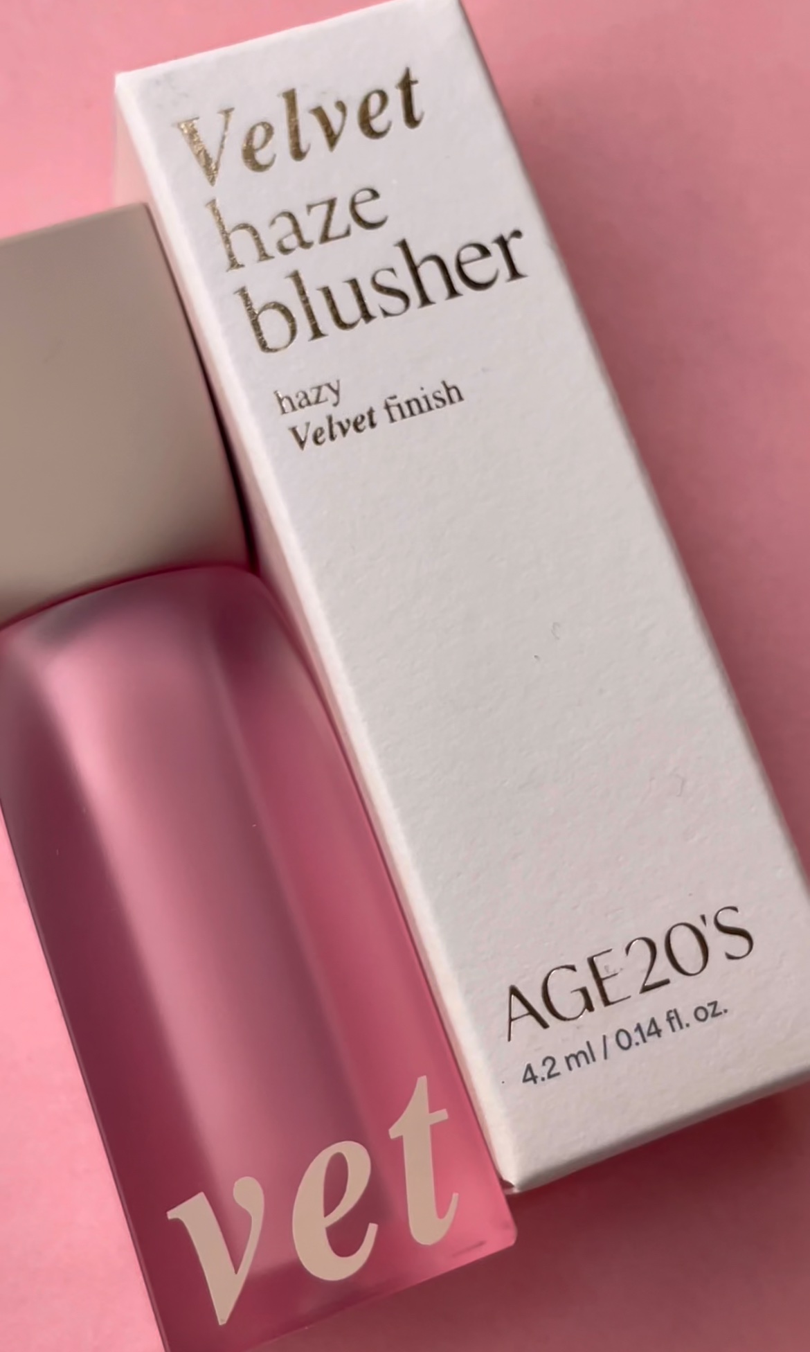 ベルベットヘーズブラッシャー/AGE20’s/リキッドチークを使ったクチコミ（1枚目）